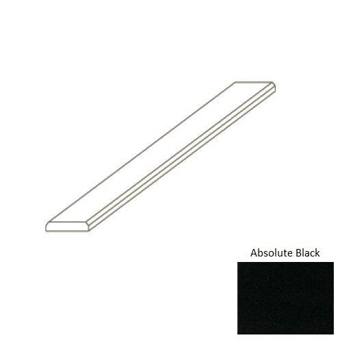 Absolute Black Granite Threshold - 2" X 36" Double Bevel - Polished