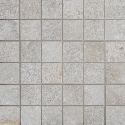 Brixstyle Gris Porcelain Mosaic - 2" X 2" - Matte