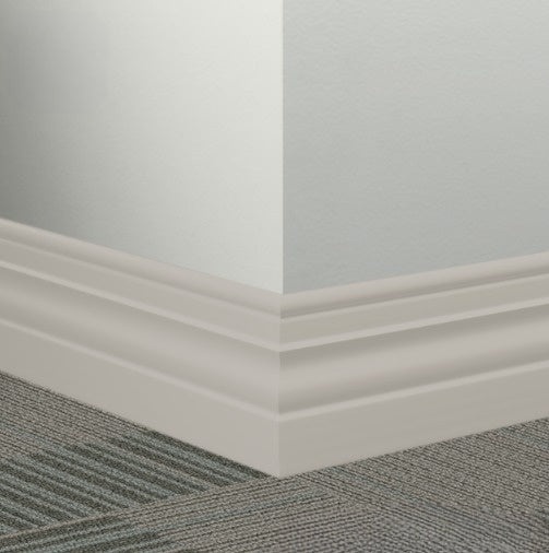 Whispering Mist Rubber Millwork Contoured Wall Base