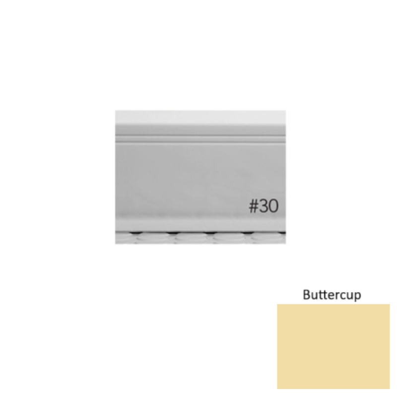 Pinnacle Plus #30 Sketch Buttercup Rubber Coil Wall Base - 4" X 120 Ft