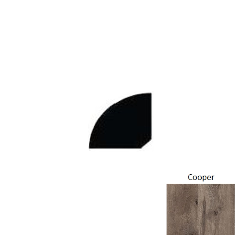 Lamdura Landmark Cooper Laminate Wood Moulding / Trim - 94" Quarter Round - Embossed