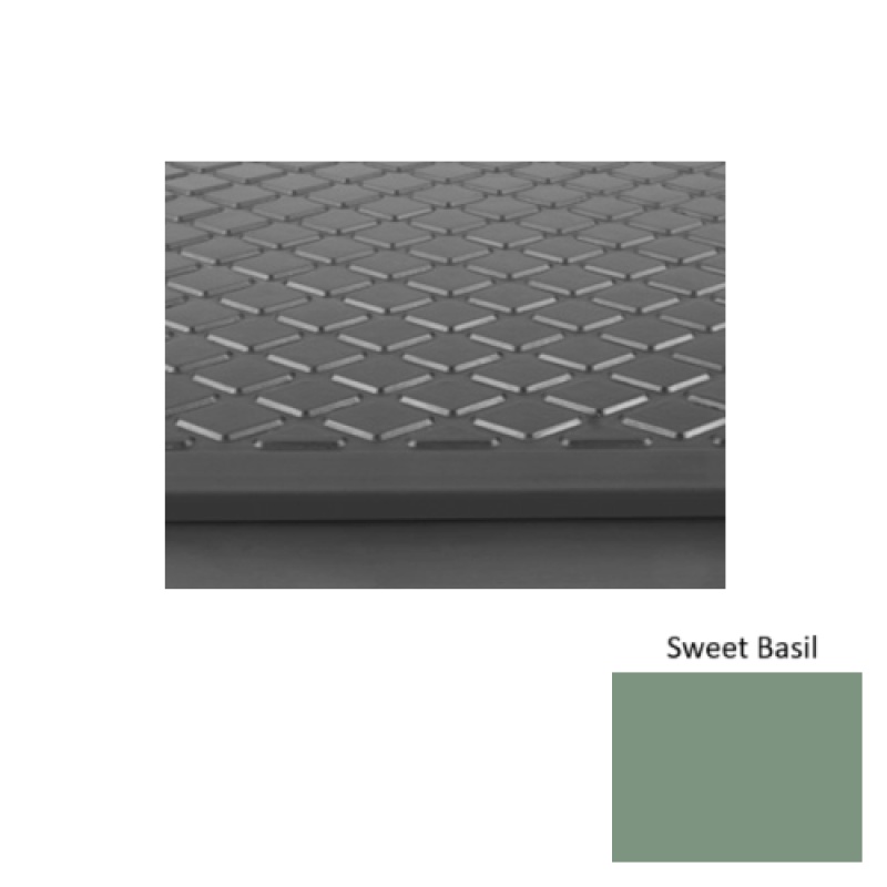 Solid 31 Sweet Basil Diamond Rubber (Rd) Stair Tread - Textured