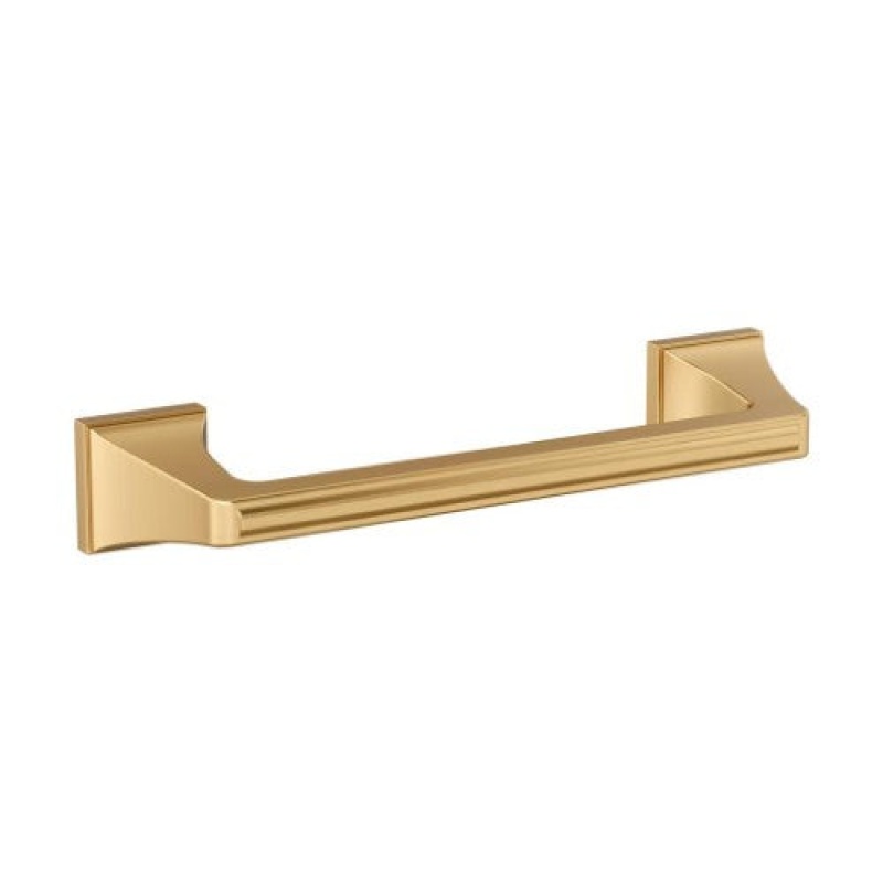 Mulholland Zinc & Stainless Steel Single Wall Mounted Towel Bar - Champagne Bronze