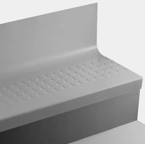 Johnsonite Pewter Raised Round Rubber Moulding / Trim