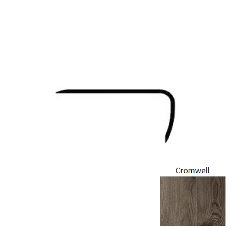 Lamdura Landmark Cromwell Laminate Wood Moulding / Trim - 94" Stair Nose - Embossed
