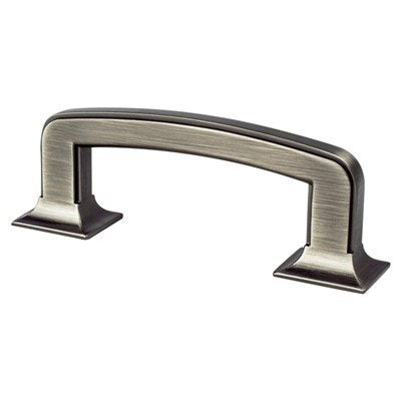 Berenson Hearthstone Zinc Arch Pull - Vintage Nickel