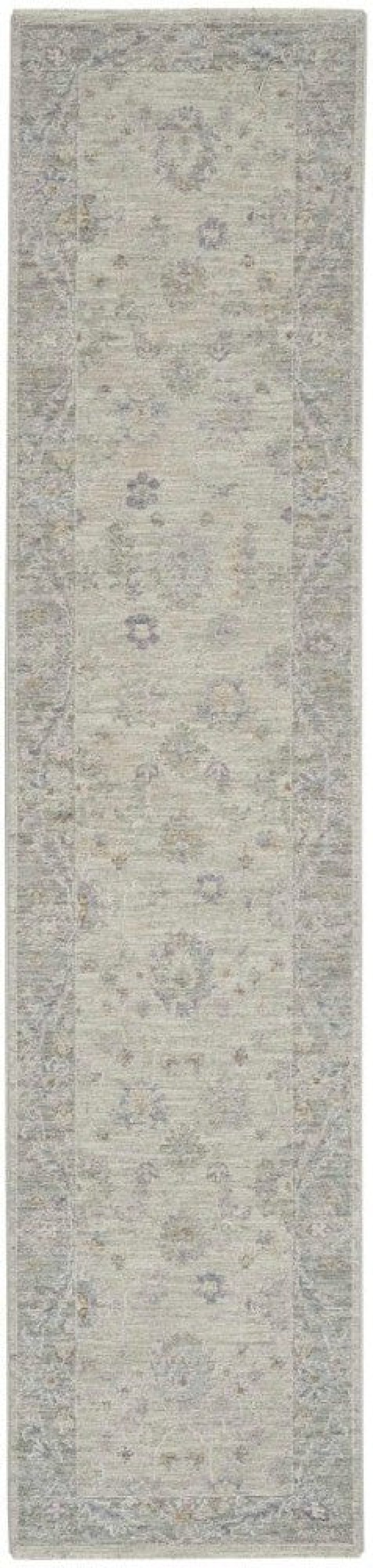 Infinite Light Grey 10 Ft Runner Rug