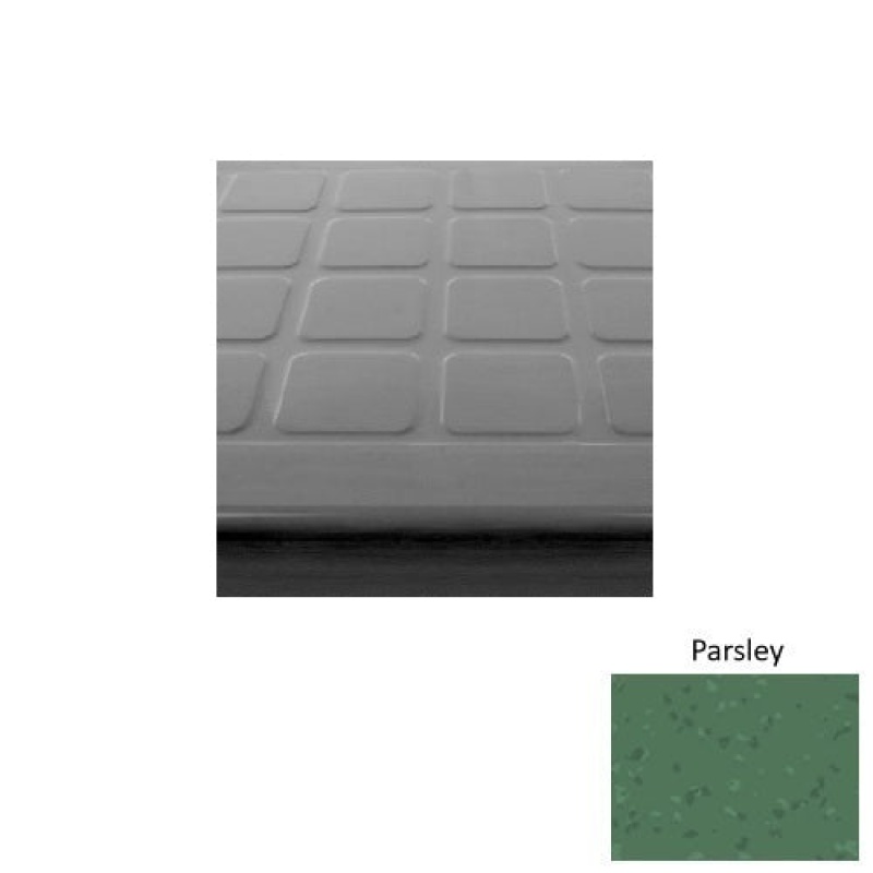 Roppe Symmetry Parsley Rubber Stair Tread with Kevlar