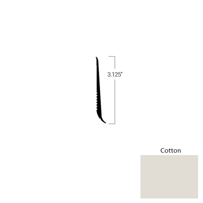 Johnsonite Cotton Rubber Tightlock Resilient Rubber Base