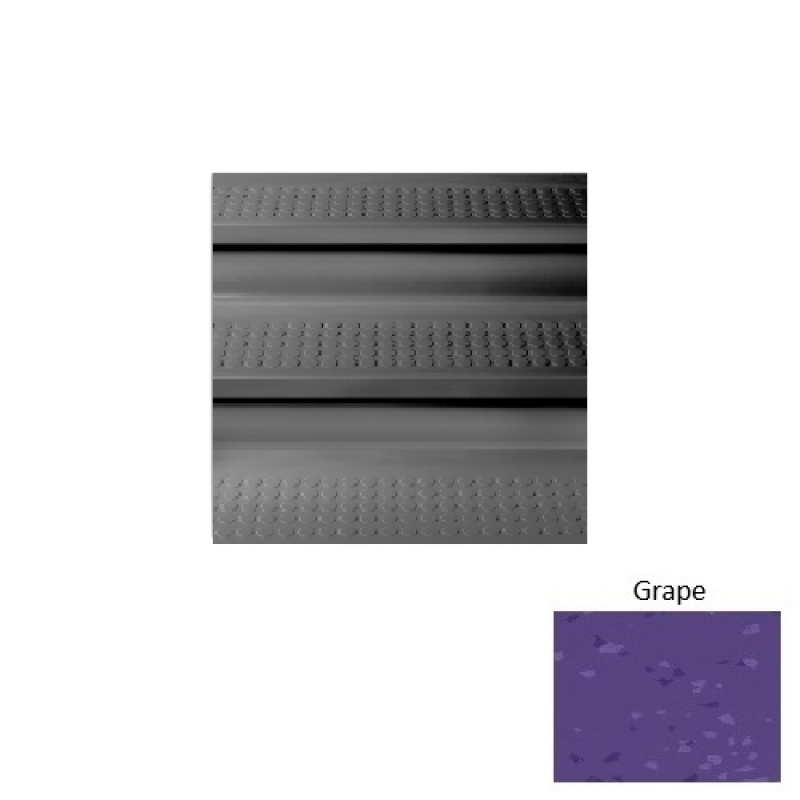 Symmetry Grape Textured Rubber Stair Tread