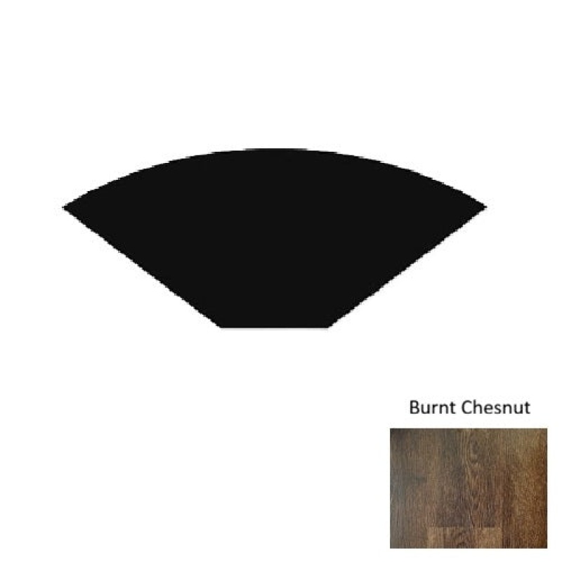 1100 Series Burnt Chestnut Luxury Vinyl Quarter Round