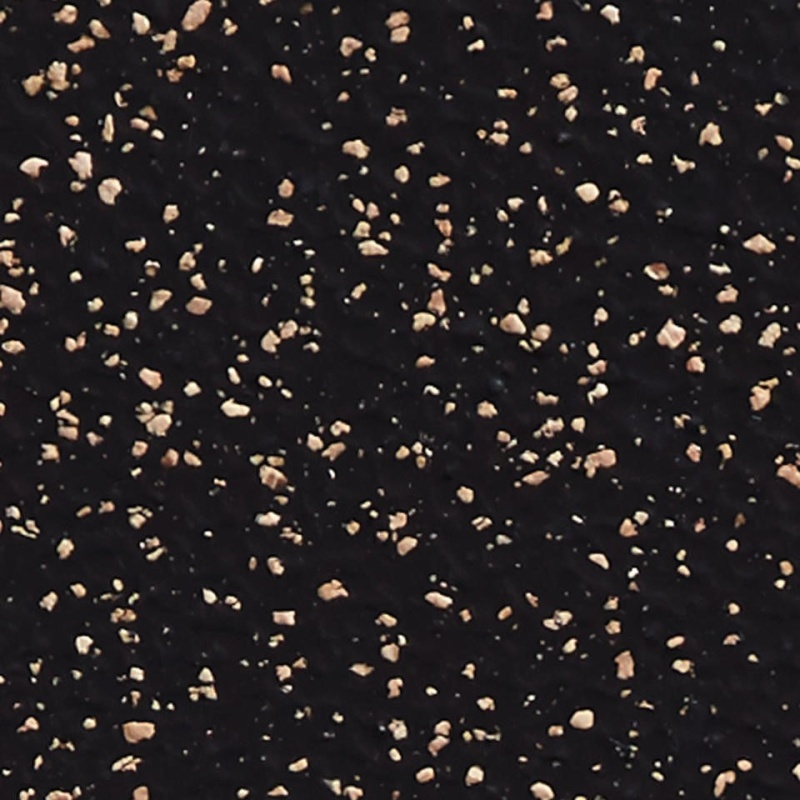 Johnsonite Dark Brown Eco Naturals Corktones Rubber Tile - Hammered - 24" X 24"