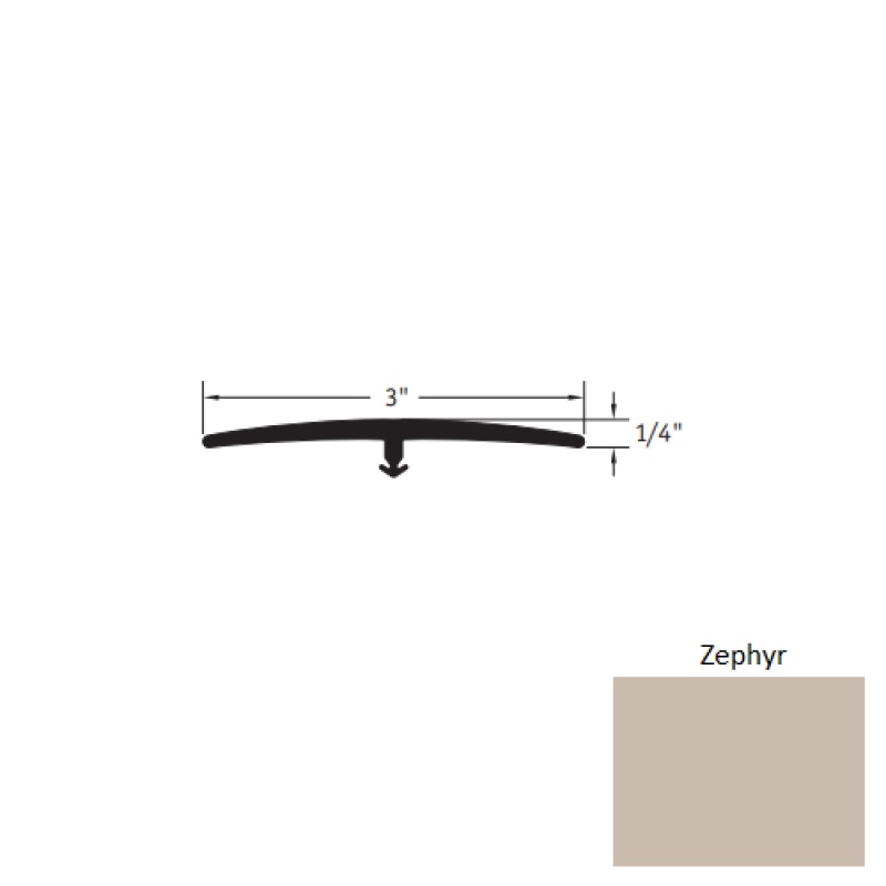 Johnsonite Zephyr Vinyl Moulding / Trim