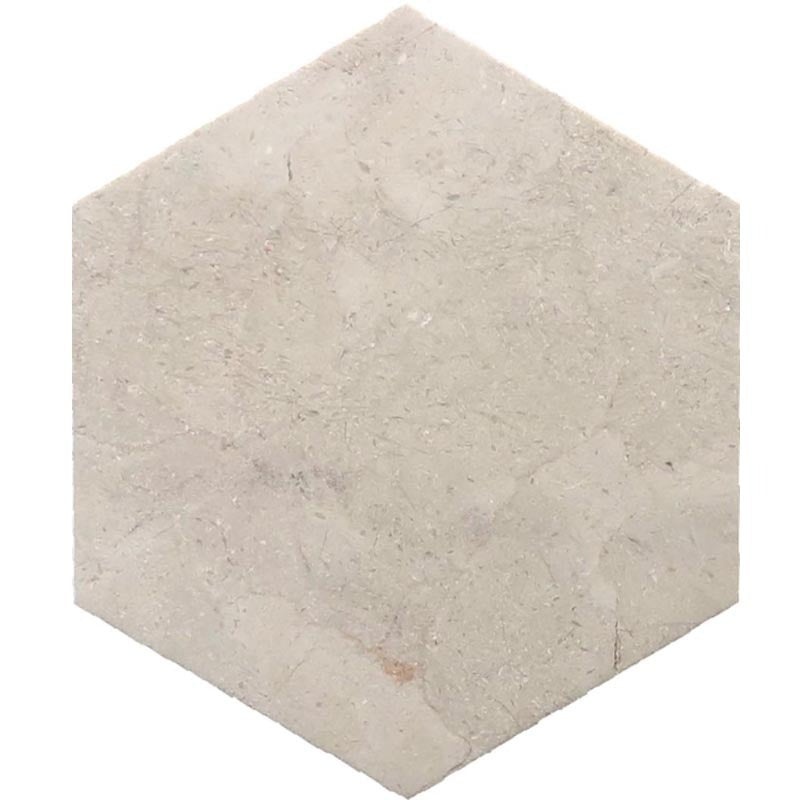 Valencia Crema Marfil Altea Marble Tile - Honed - 10" Hexagon