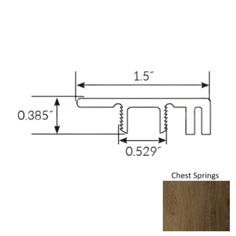 Palacio Americano Grande Chest Springs 94" Ceramic Bead End Cap