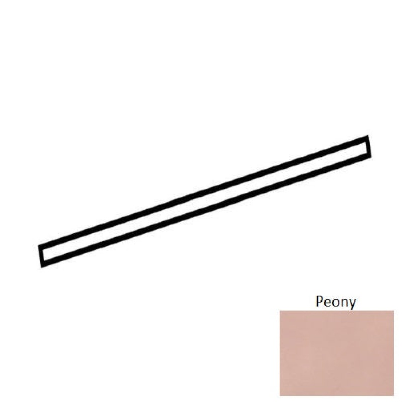 Playscapes Peony Ceramic Wall Trim - 1/2" X 12" Jolly - Glossy