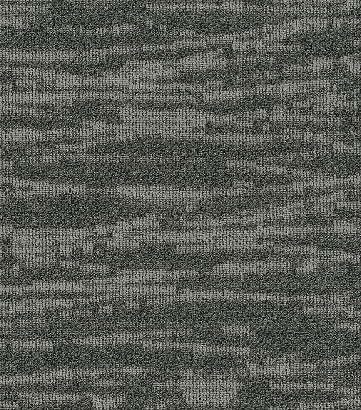 Modern Terrain Tidewater Lavafield Nylon Carpet Tile - Loop - 18" X 36"