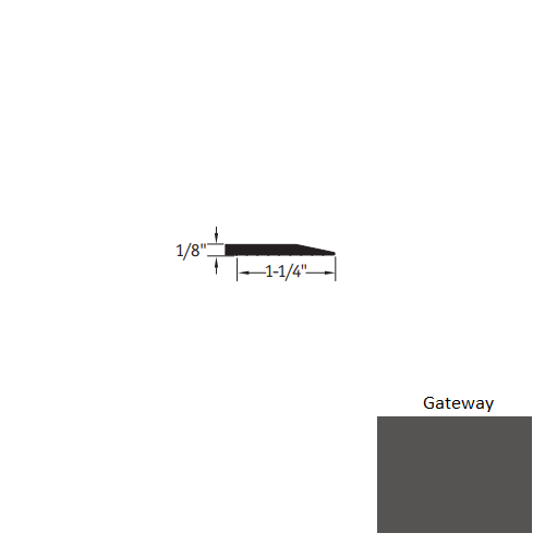 Johnsonite Gateway Vinyl Moulding / Trim Reducer