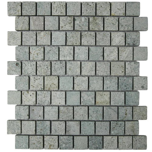 Pool Stone Sukabumi Select Stone Mosaic - 1.25" X 1.25" Offset - Honed