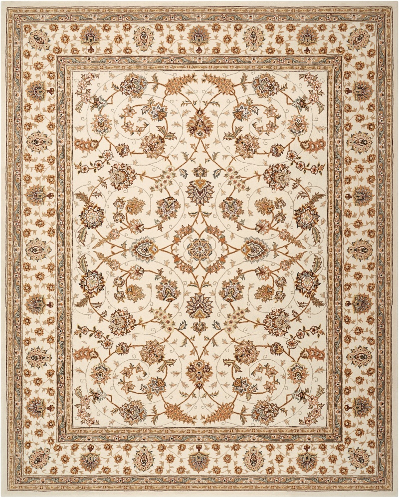 Nourison 2000 Ivory Wool Blend Traditional Area Rug