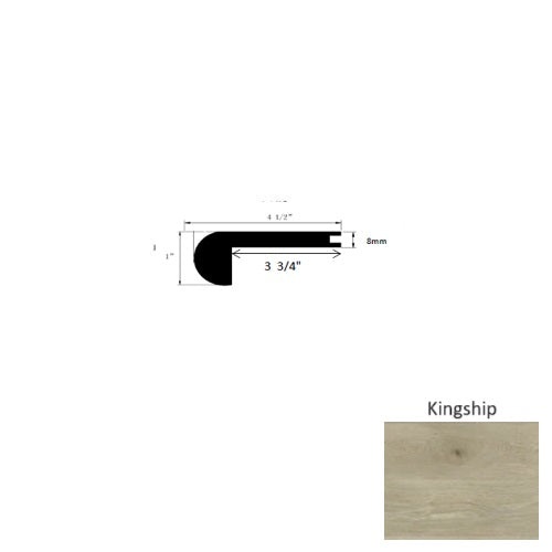 Conquest Kingship Luxury Vinyl 94" Flush Stair Nose