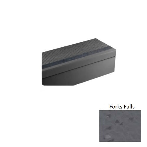 Speckled Stair Tread Without Riser with Grey Grit Tape