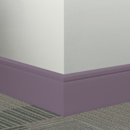 Johnsonite Shoreline Purple Rubber Millwork Contoured Wall Base