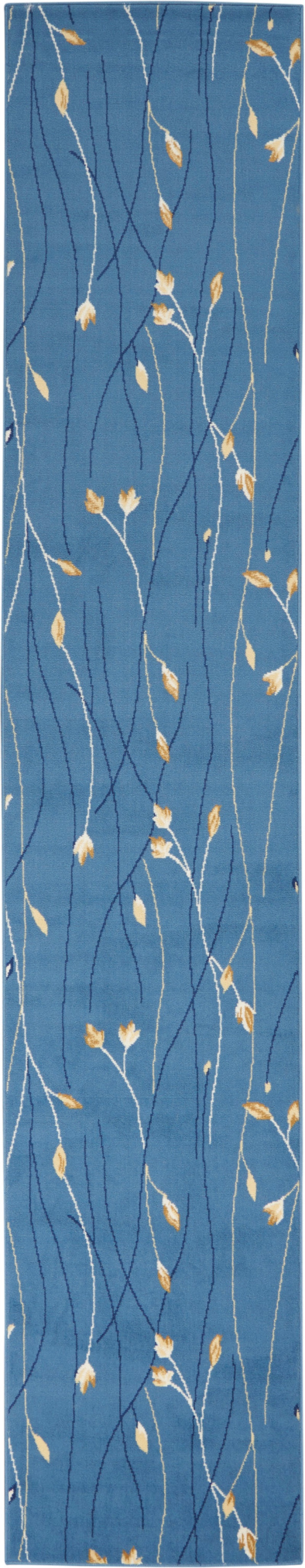 Grafix Light Blue Contemporary Area Rug