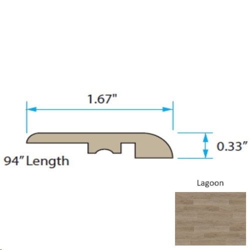 Avalon Lagoon Luxury Vinyl Reducer Trim