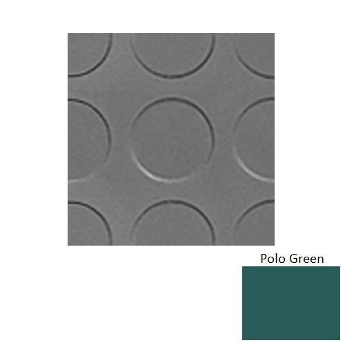 Flextones Polo Green Rlt Radial Low Profile Rubber Distinct Designs Tile - Textured - 18" X 18"
