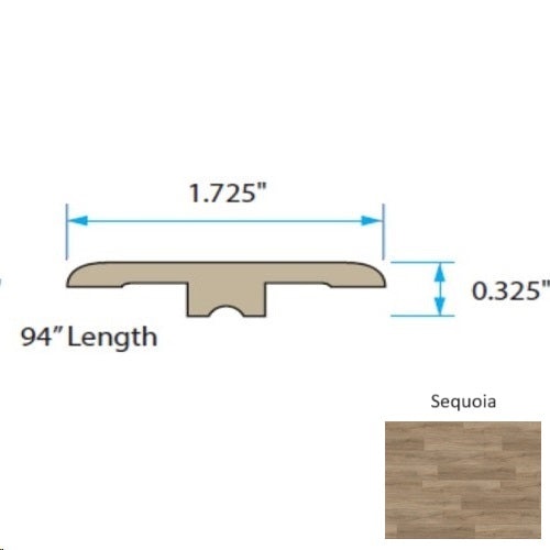 Summit Sequoia Luxury Vinyl T Molding