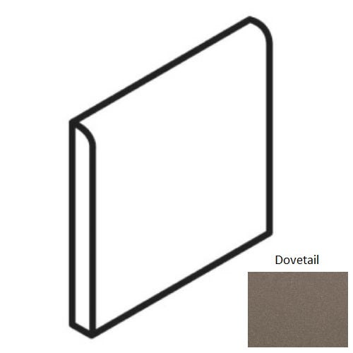 Sure Step Ii & Paver Dovetail Paver Floor & Wall Trim - 6" X 6" Bullnose - Matte