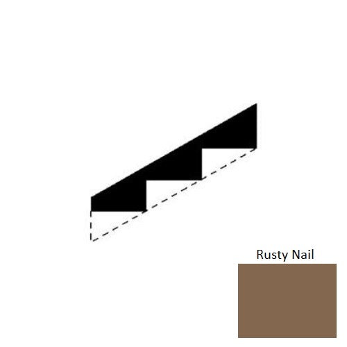 Johnsonite Rusty Nail Rubber Moulding / Trim