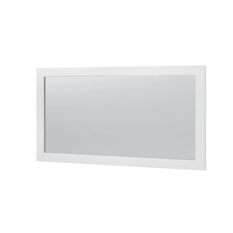 Lawson White Wood Framed Bathroom Mirror - 60" x 32"