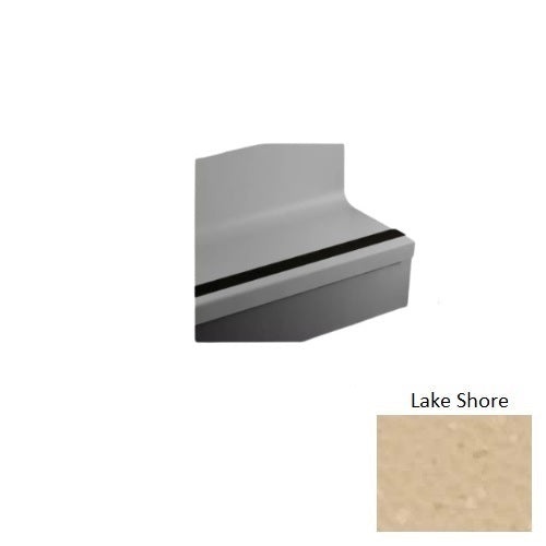 Johnsonite Lake Shore Hammered Rubber Stair Tread with Riser