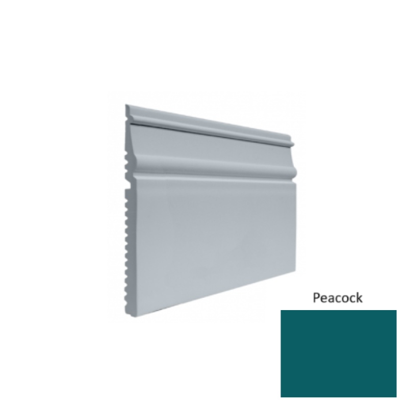 Contours #55 Nobility Peacock Rubber Profiled Wall Base - Satin - 5 1/2" X 8 Ft