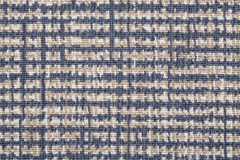 Crossroads Junction Denim Wool Blend Carpet