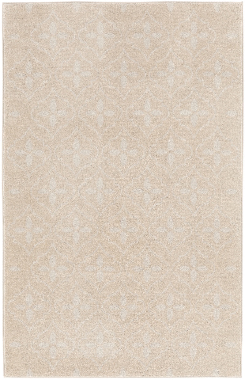 Ivory Beige Modern Area Rug