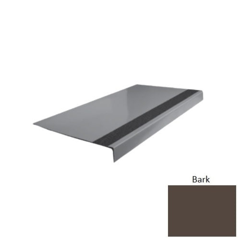 Flextones Bark Type 170 Distinct Designs Rubber - 12 1/4" X 72" Stair Tread - Smooth