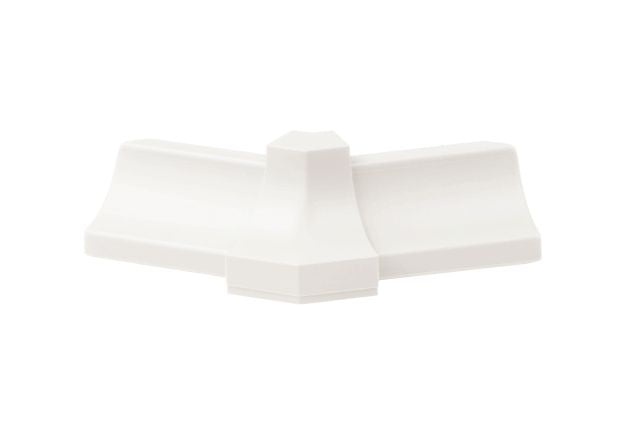Dilex Phk 135 Degree Outside Corner Plastic Pvc Tile Edging Trim - Bright White - 1/2" X 1"