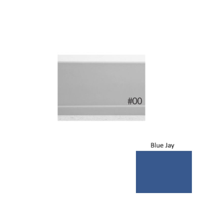 Pinnacle Plus #00 Simplicity Blue Jay Rubber Coil Wall Base, 4" X 60 Ft