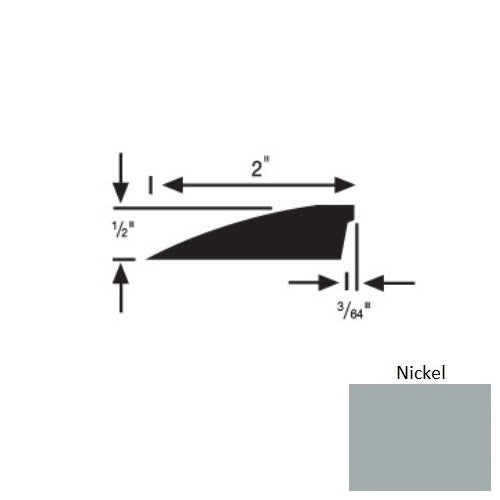 Flextones Nickel Vinyl 157 Reducer