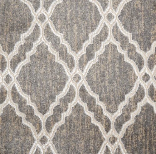 Bristol Clifton Mist Polypropylene & Polysilk Carpet - Pattern