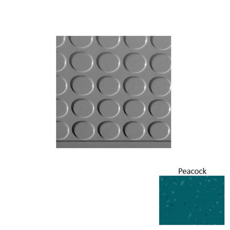 Roppe Symmetry S118 Peacock Kevlar Rubber Stair Tread