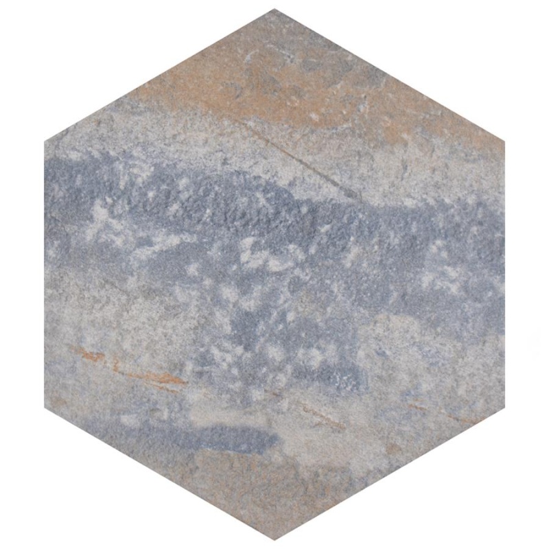 Pompeya Grand Porcelain Tile - Textured - 19" x 22" Hexagon