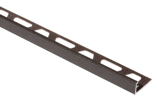 Jolly Metal Tile Edging Trim - Dark Anthracite Textured Color Coated Aluminum