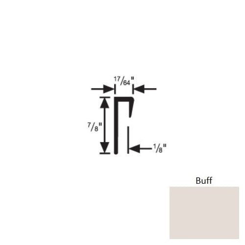 Flextones Buff Vinyl 197 Square Resilient Cove Cap