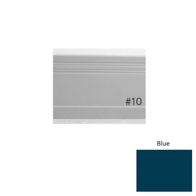 Pinnacle Plus #10 Serenity Blue Rubber Coil Wall Base - 4" X 60 Ft