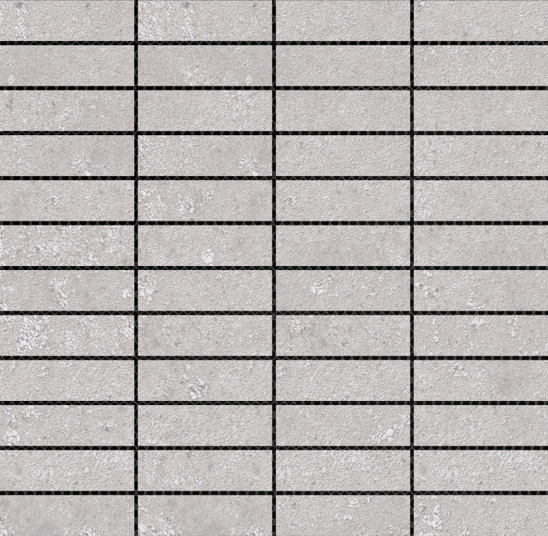 Erosion Valley Porcelain Mosaic - 1" X 3" Stacked - Matte