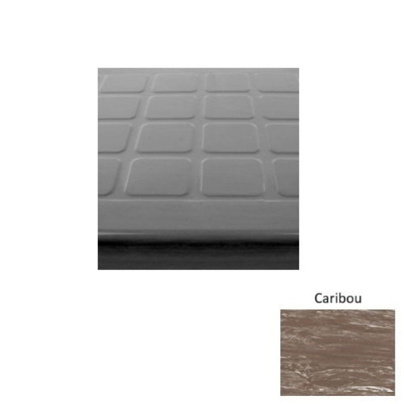 Marbleized 94 Caribou Raised Square Rubber (Sq) Stair Tread - Textured